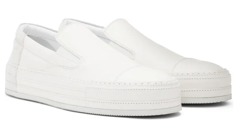 Ann Demeulemeester White Charlie Sneakers (2201-M-N06-390-001) (4)