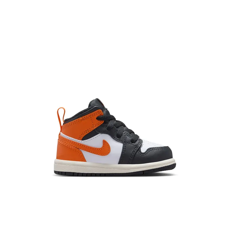 Jordan 1 Mid Black Toe Starfish (DQ8425-801)