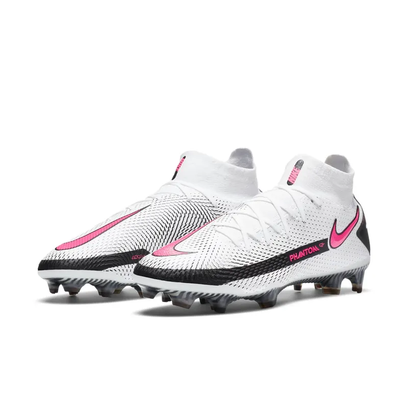 Nike Phantom GT Elite DF FG White Black Pink Blast White/Black-Pink Blast (CW6589-160)