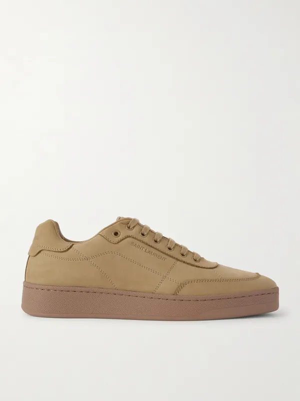 Saint Laurent SL61 Nubuck Sneakers Yellow (861491AAF86)