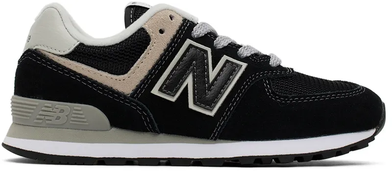 New Balance New Balance Kids' 574 Core Black/Grey (PC574GK)