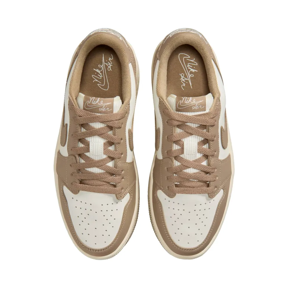 Jordan 1 Low Triple Stack Womens “Khaki Sail” (HV8288-200)