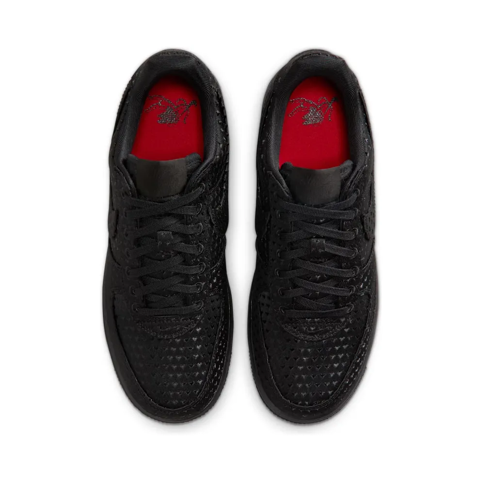 Nike Air Force 1 Low “Valentine’s Day – Triple Black” (IQ9965-001)