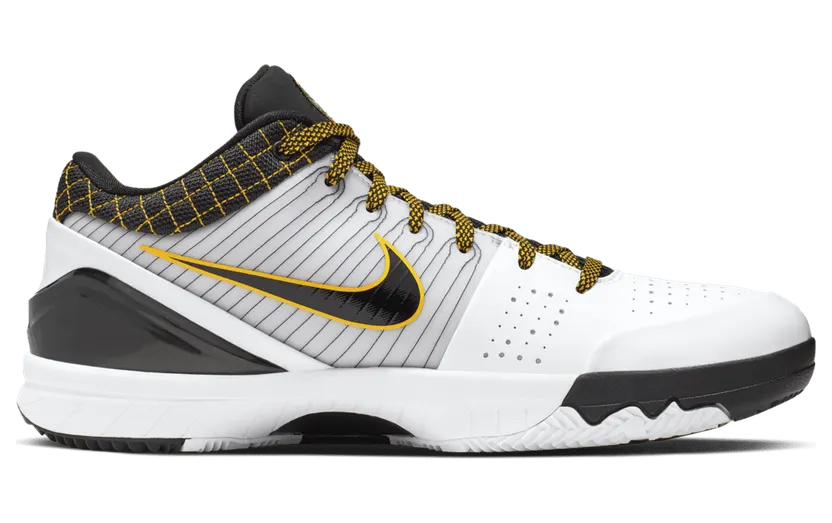 Nike Kobe 4 Protro White Black Del Sol