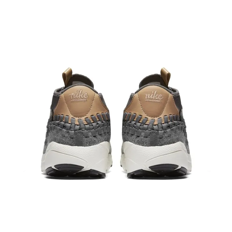 Nike Air Footscape Woven Chukka Light Grey Tan Wool (857874-002)