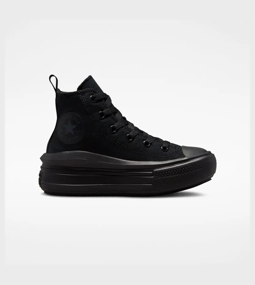 Converse Chuck Taylor All Star Move Platform Zwart/zwart/dk Smoke Grey