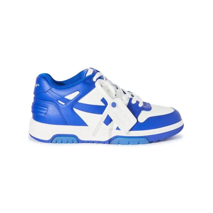 OFF-WHITE Out Of Office OOO Low Tops White Blue (OMIA189F23LEA0040169)