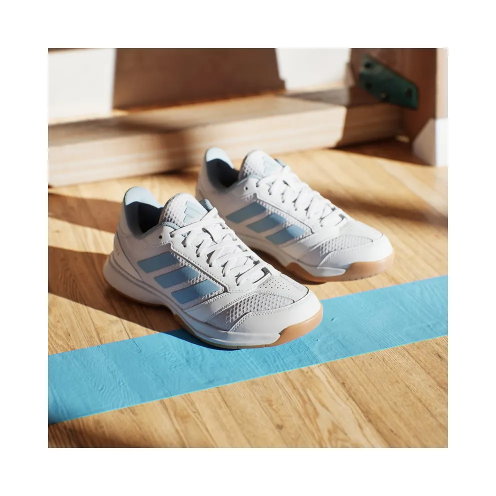 Adidas Ligra 8 Indoor Cloud White / Clear Sky / Gold Metallic (KK2041)