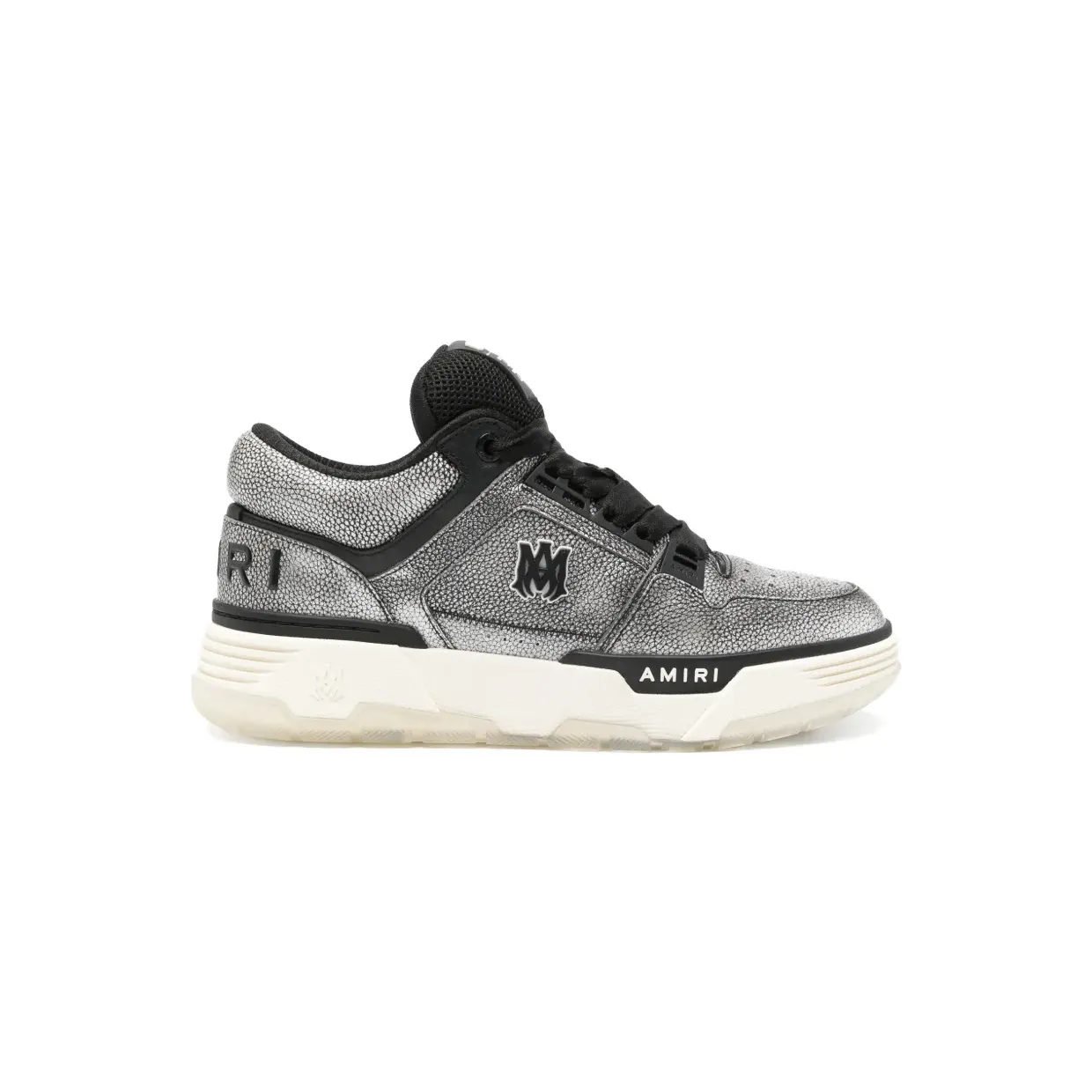 AMIRI Strukturierte Sneakers – Silber (AMSNSN1056)