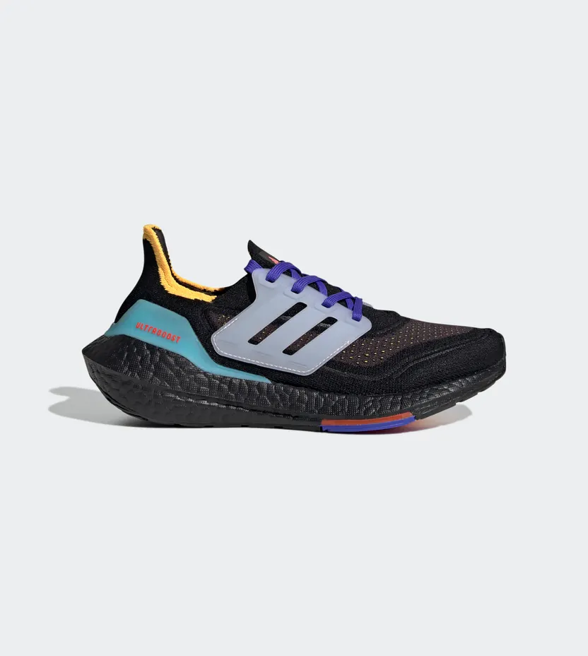 adidas Ultraboost 21 Primeblue Boost Hardloopschoenen Core Black / Cloud White / Pulse Aqua (GX2561)
