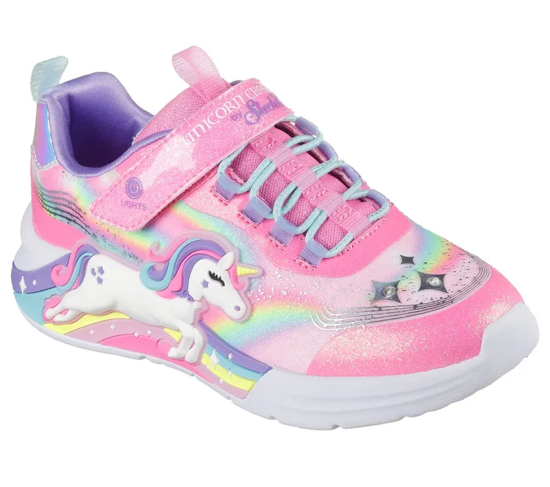 Skechers S-Lights: Unicorn Chaser Sneaker Pink