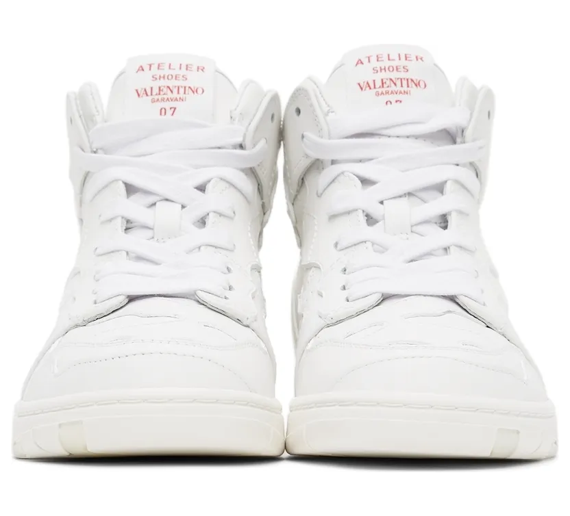 Valentino Garavani White 07 Camouflage Edition Atelier Mid-Top Sneakers (WW2S0CQ4BMH) (2)