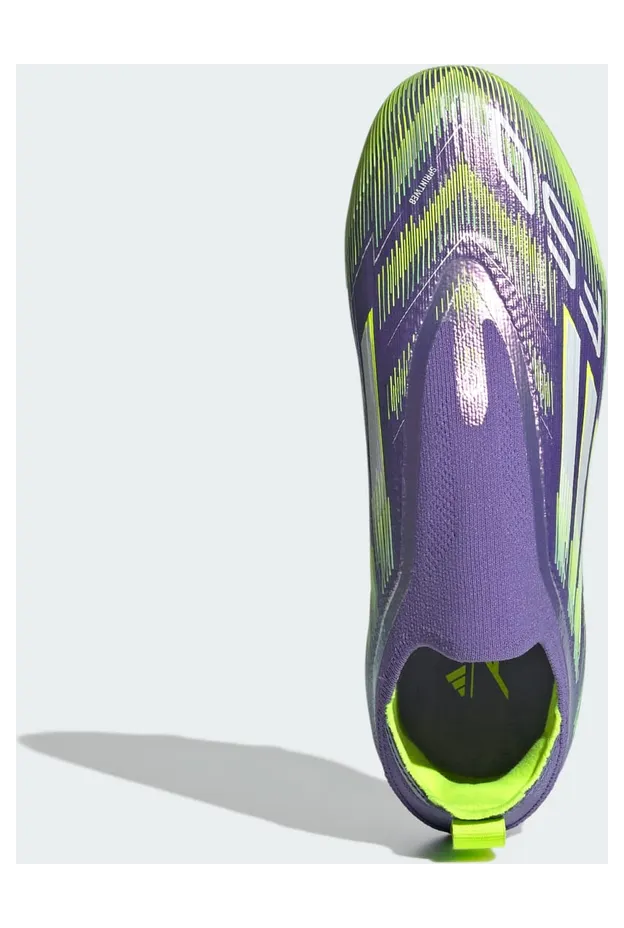 adidas F50 Elite Laceless FG Purple Rush Cloud White Lucid Lemon (JH7709)