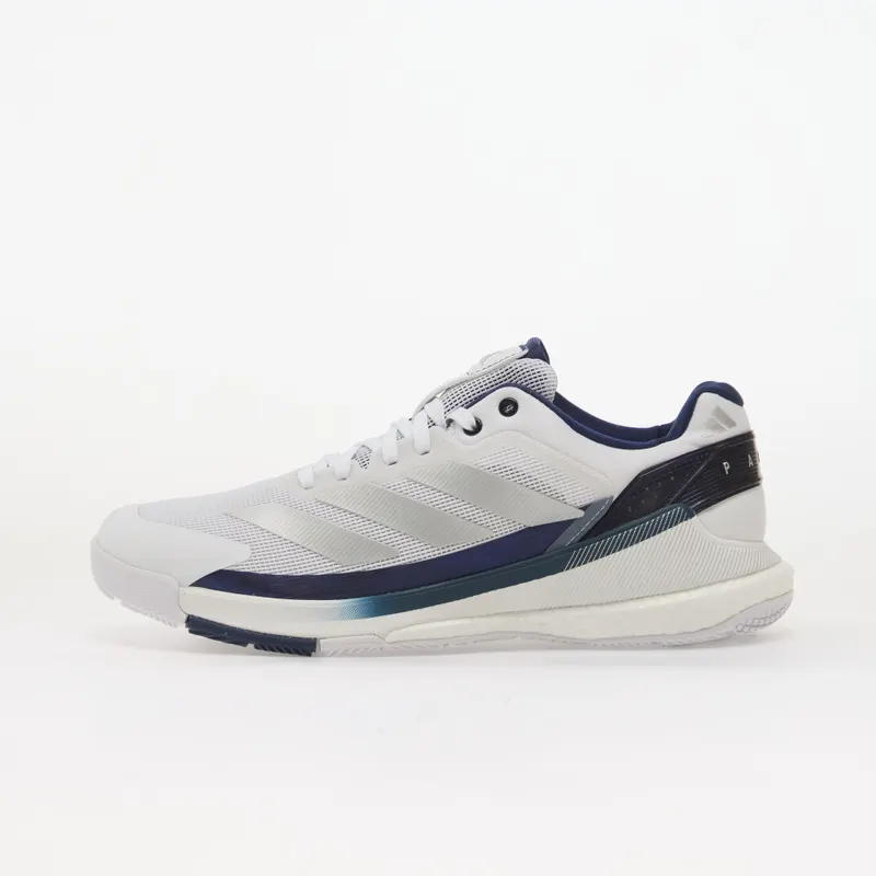Adidas Crazyquick BOOST Padel Cloud White / Silver Metallic / Dark Blue (JR2124)
