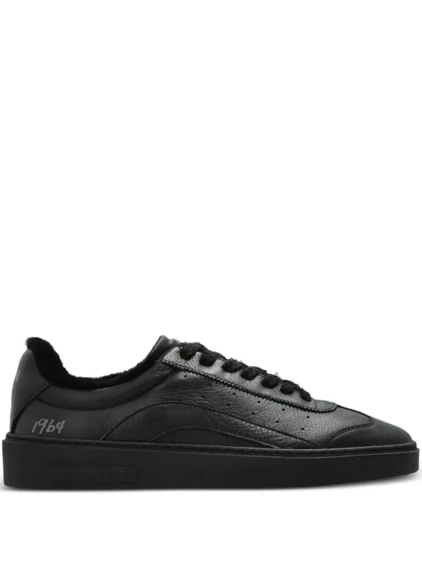 DSQUARED2 Rider leren low-top – Black (SNM045201506719)