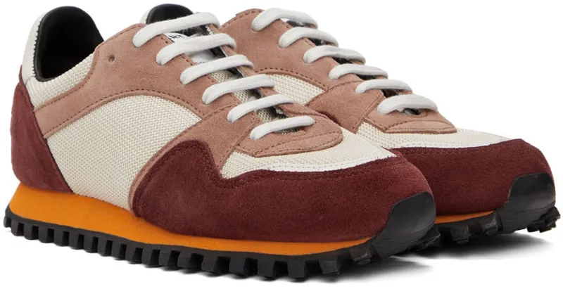 Spalwart Burgundy Marathon Trail Low Mesh Sneakers (97139782860)