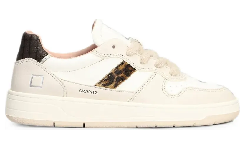 D.A.T.E. Court 2.0 leather sneakers – Nude (W451C2VNIL)