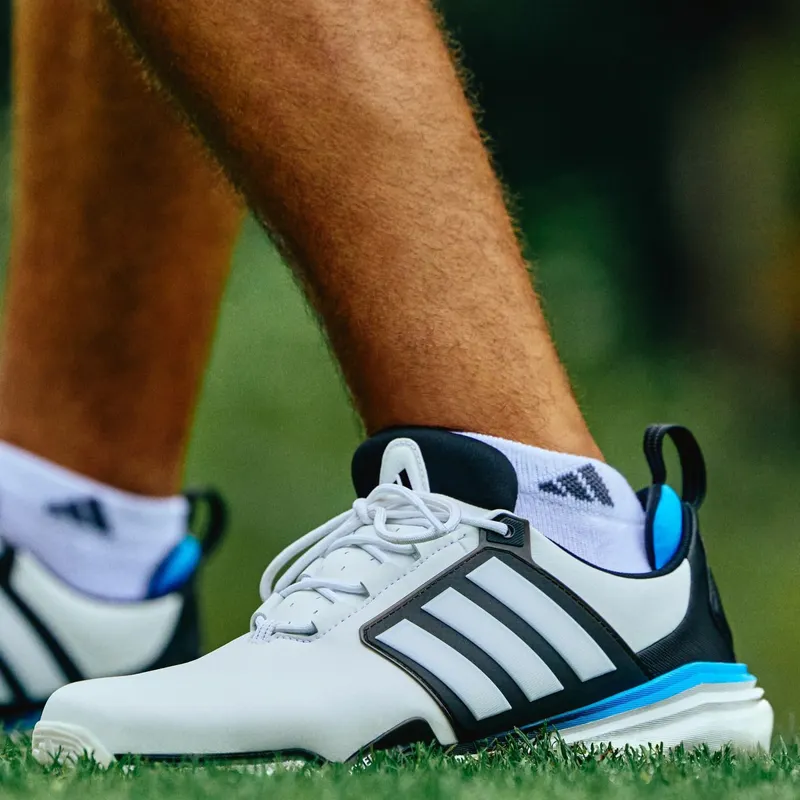 Adidas ADIPOWER 26 SPIKELESS Golf Shoes Cloud White / Core Black / Lucid Ray Blue (JP8394)