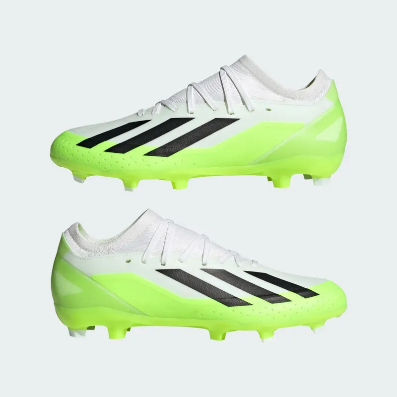 adidas X Crazyfast.3 FG Cloud White Core Black Lucid Lemon (HQ4534)