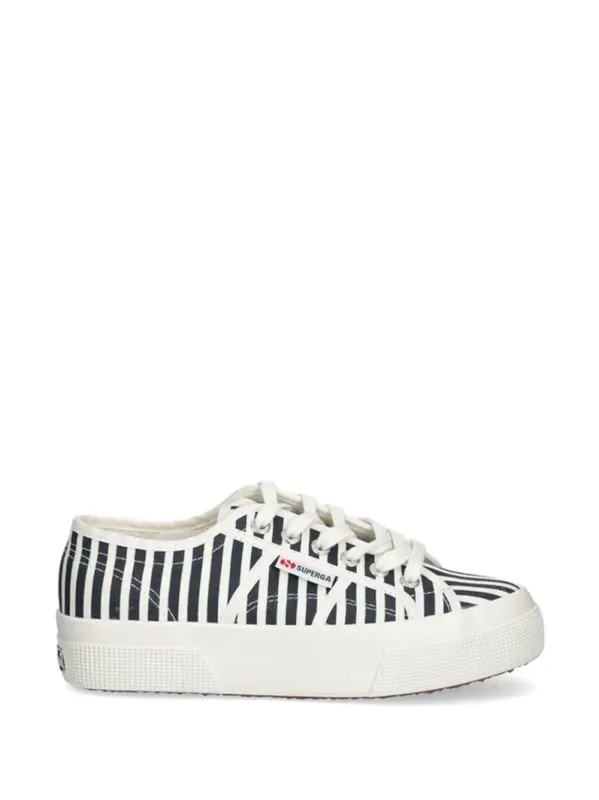 Superga 2740 gestreepte with plateauzool – Blue (S2136YW)