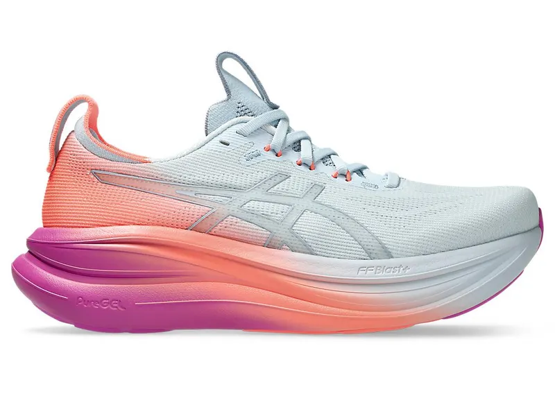 ASICS GEL-NIMBUS 28 SUNNY SIZZLE “Sky / Digital Sakura” (1012B987-400)