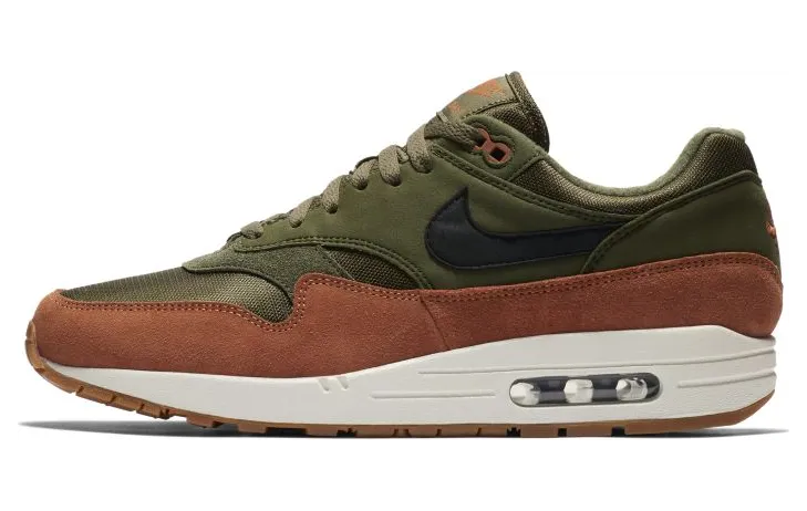 Nike Air Max 1 Olive Canvas Dark Russet