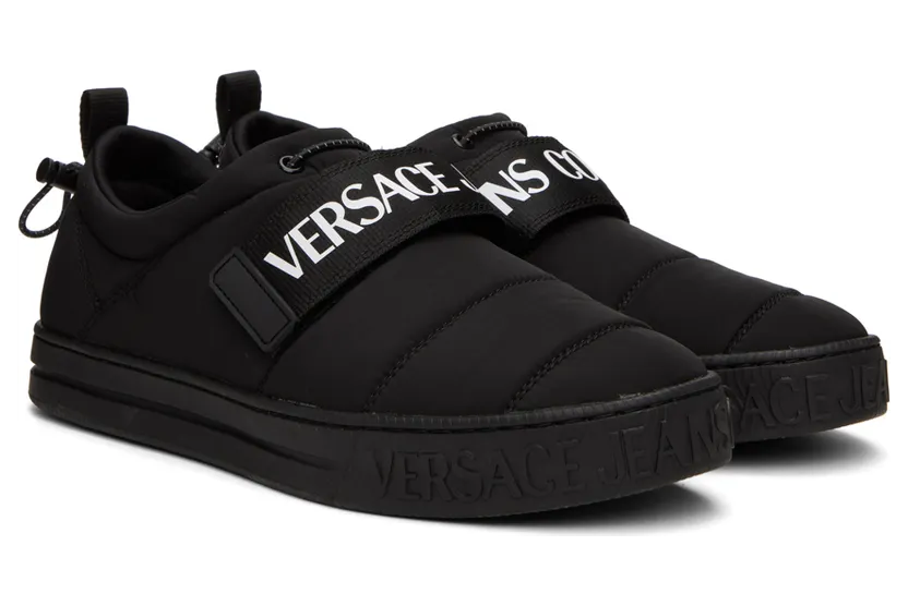 Versace Jeans Couture Black Logo Sneakers (E73YA3SK7EZS487) (4)