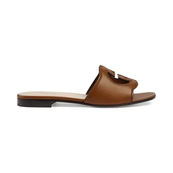 GUCCI Mules À Détail GG Ajouré Pour Femme, Taille 44 FR (694451US0002535)