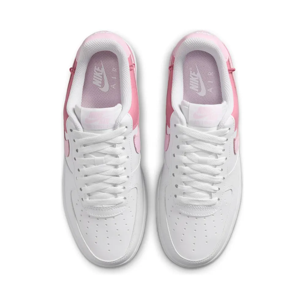 Nike Air Force 1 Low ’07 White Peony Pink Gold Charm Bracelet (IR0872-100)
