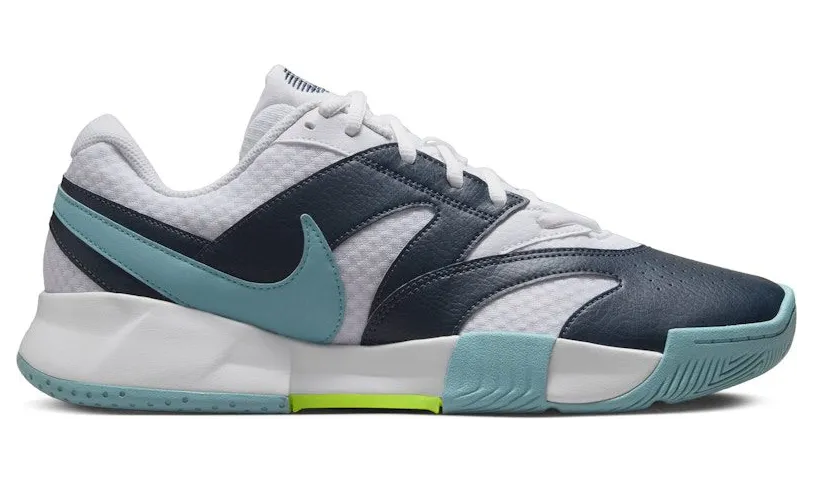 Nike Court Lite 4 White Armory Navy Denim Turquoise Volt (FD6574-101)