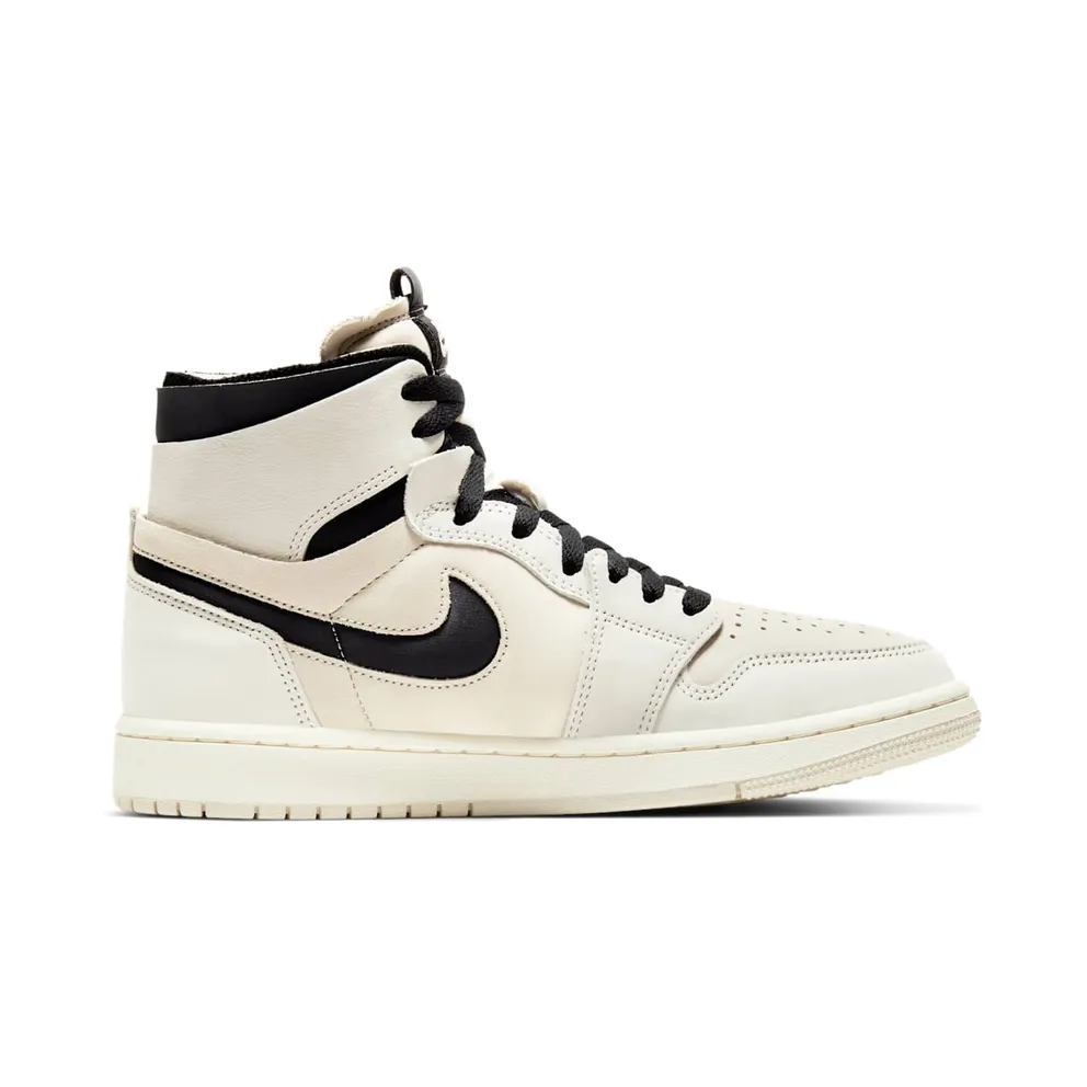 Jordan 1 High Zoom Air CMFT Summit White Black (W) Summit White/Black-Sail-Light Orewood Brown-White (CT0979-100)