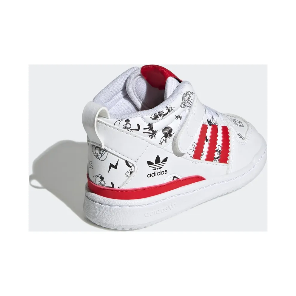 adidas Disney Forum Mid 360 Cloud White / Vivid Red / Cloud White (GX0839)