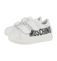 Moschino Ledersneakers Mit Riemen Und Maxi-logo (MNT2016363002)
