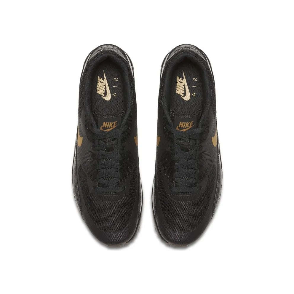 Nike Air Max 90 Ultra 2.0 Black Gold Black/Gum Medium Brown-Metallic Gold (875695-016)