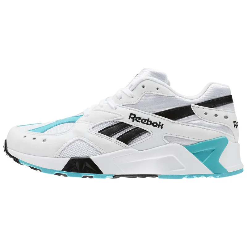 Reebok Aztrek White Solid Teal Black White/Solid Teal-Black (Other Brands Reebok)