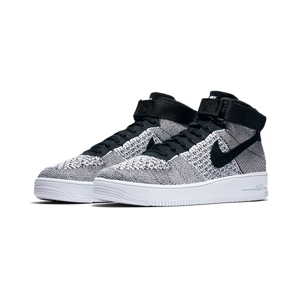 Nike Af1 Ultra Flyknit Mid Black/Black-White