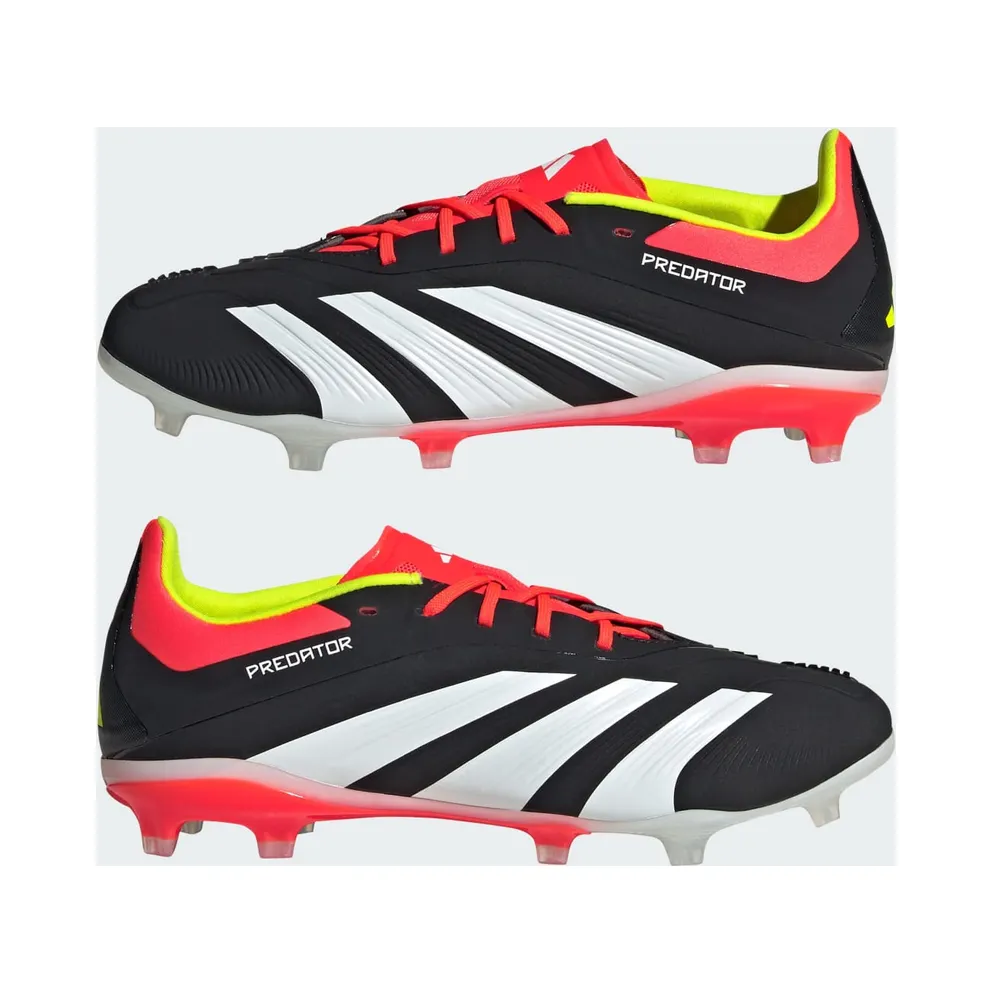 adidas Predator 24 Elite FG Core Black Cloud White Solar Red (IG7746)
