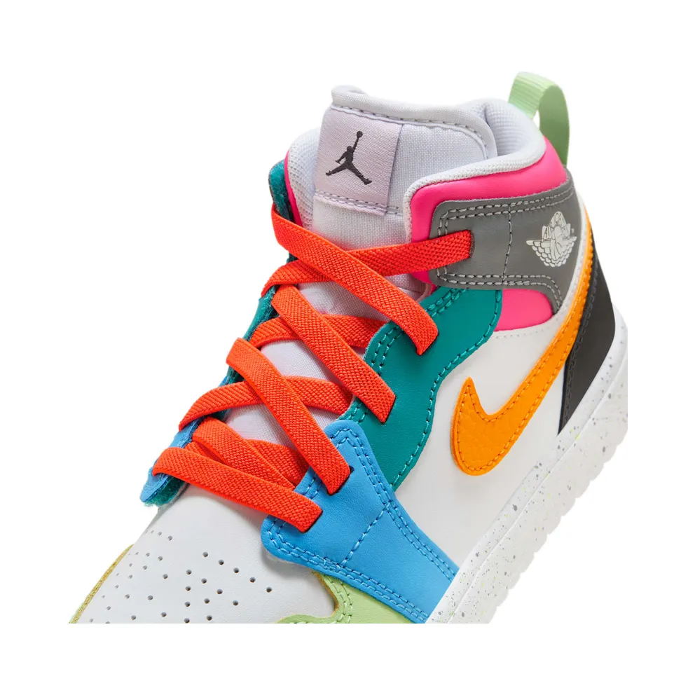 Jordan 1 Mid ALT SE White Dark Shadow Hyper Pink Taxi (FJ3462-100)