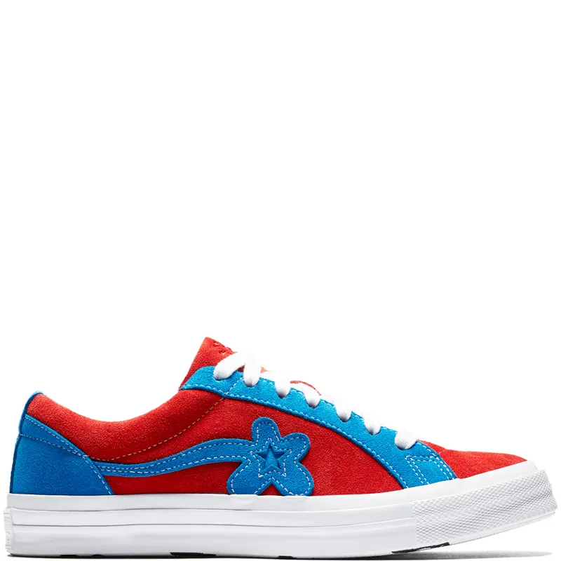 Converse One Star Ox Tyler the Creator Golf Le Fleur Red Blue Molten Lava/Diva Blue-White (162126C)