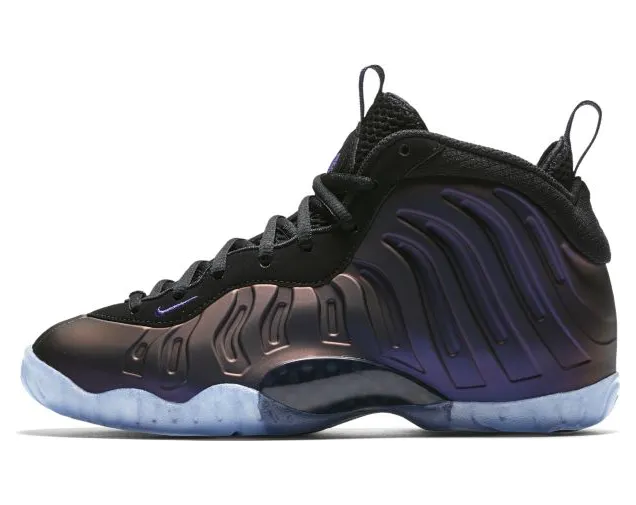 Nike Little Posite One ‘Eggplant’ Varsity Black/Purple (644791-005)