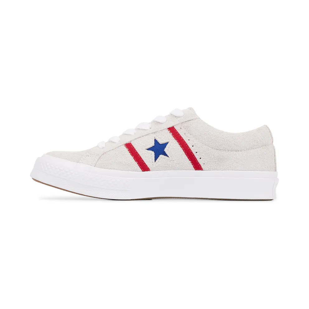 Converse One Star Academy Ox White Red Blue White/Enamel Red-Blue (164390C)