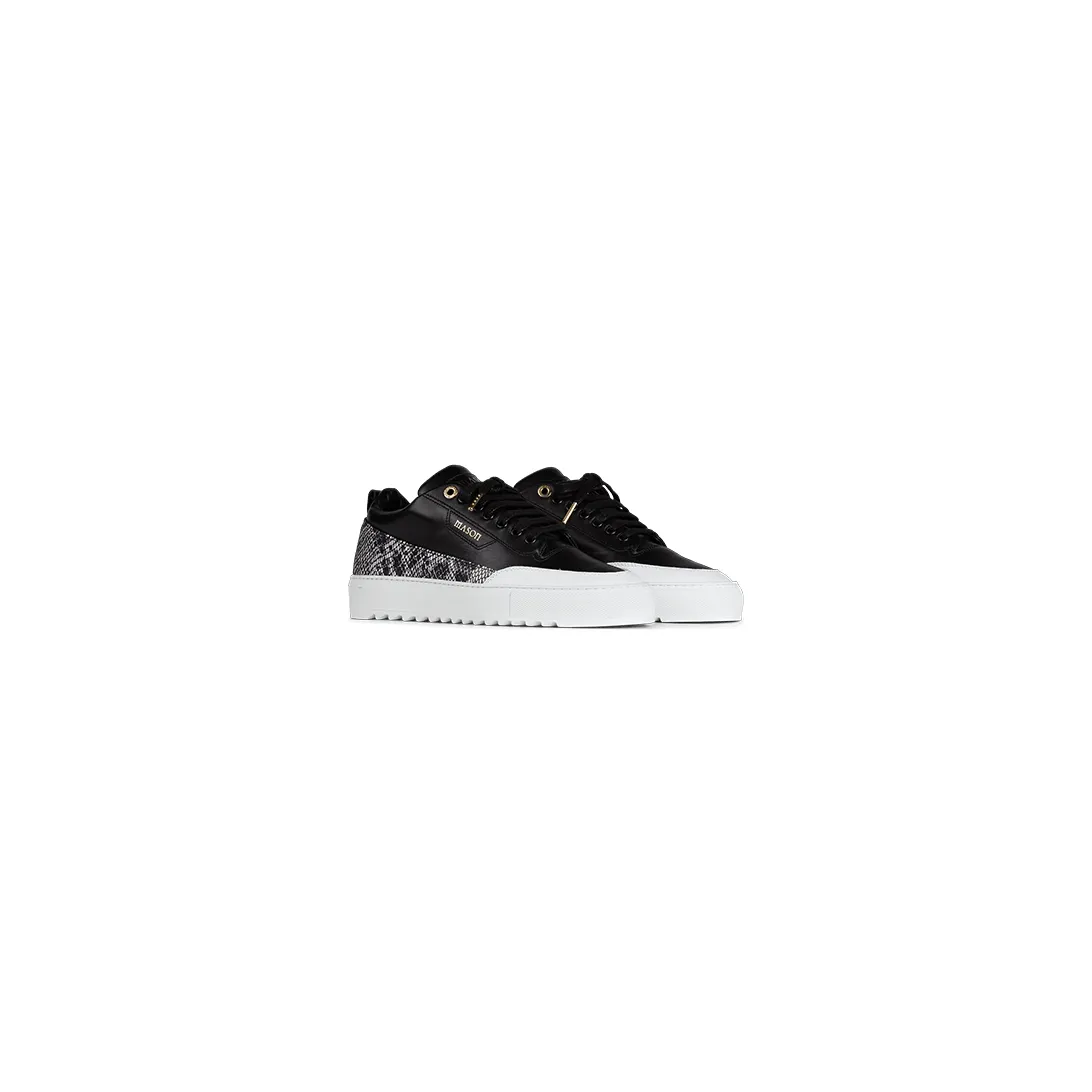 Mason Garments Torino Leather/Snake Black/Grey (FW20-9E)
