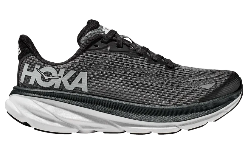 Hoka One Clifton 9 GS “Black White” (1131170-BWHT)
