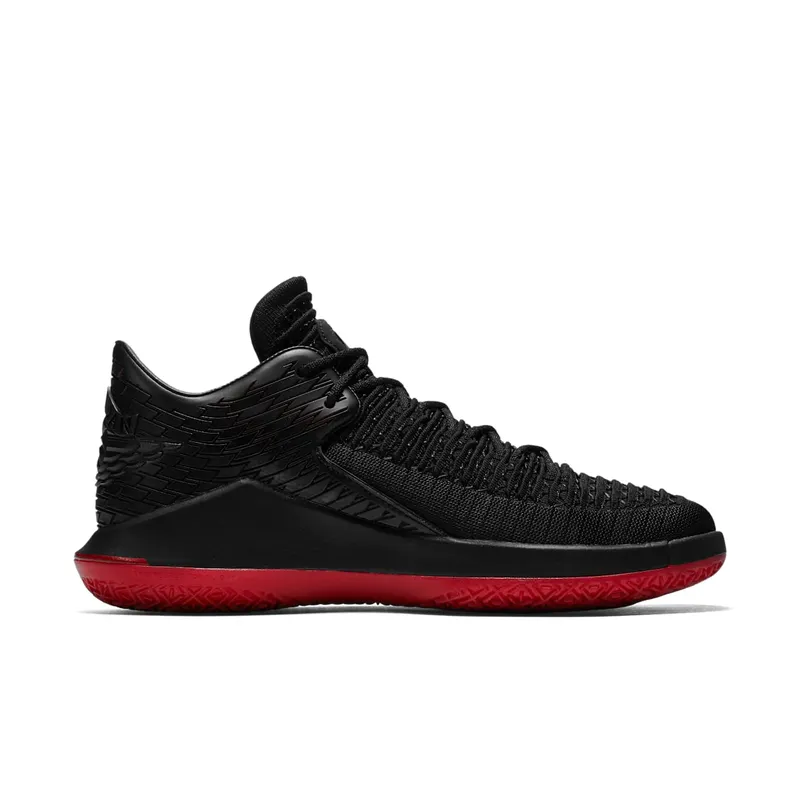 Jordan XXXII Low Last Shot Black/Gym Red-Tour Yellow (AA1256-003)