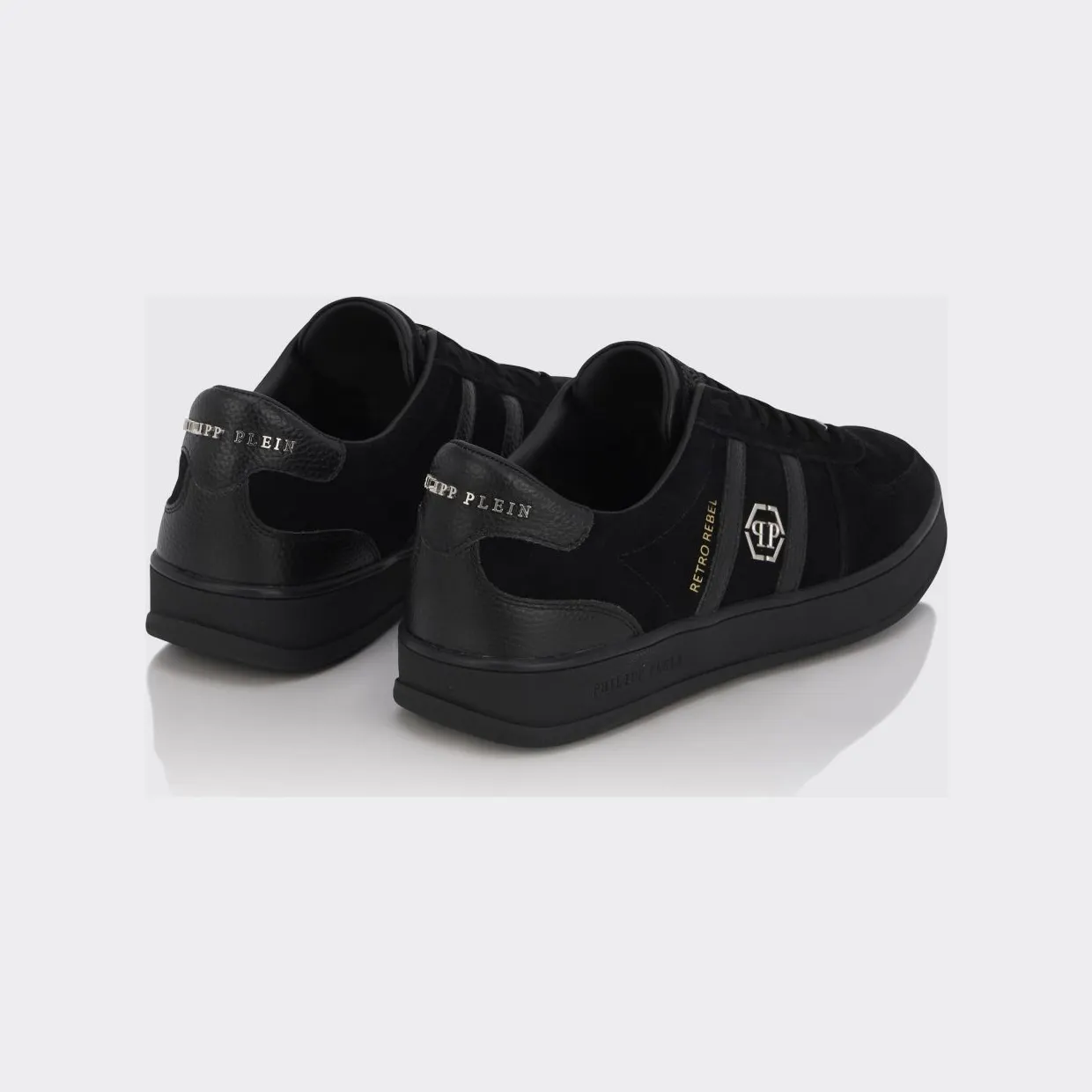 Philipp plein Retro Rebel Suede Sneakers Black (PAFSUSC0941PLE010N0202) (2)