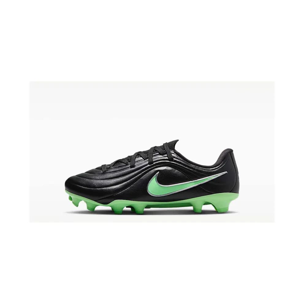 Nike Jr. Tiempo Maestro Academy ‘ Multi-Ground Low-Top “Black / Illusion Green” (IV5222-001)
