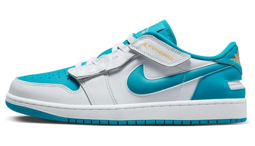 Jordan 1 Low FlyEase White Aquatone Celestial Gold (DM1206-174)