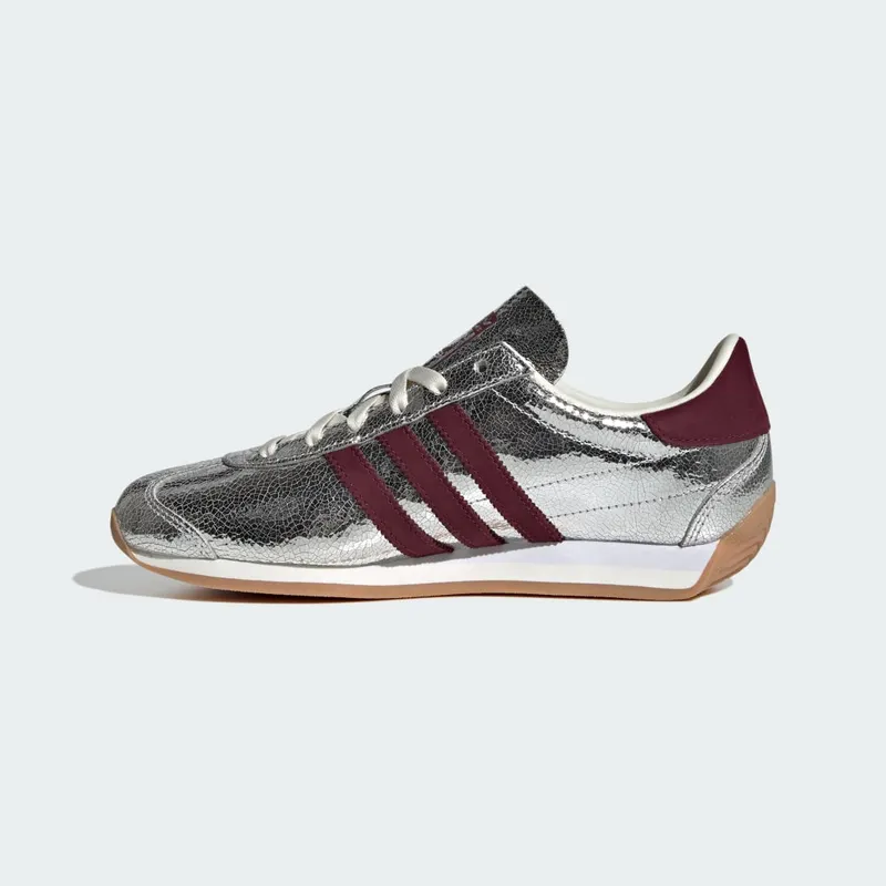Adidas Country OG Silver Metallic / Maroon / Off White (JQ5111)
