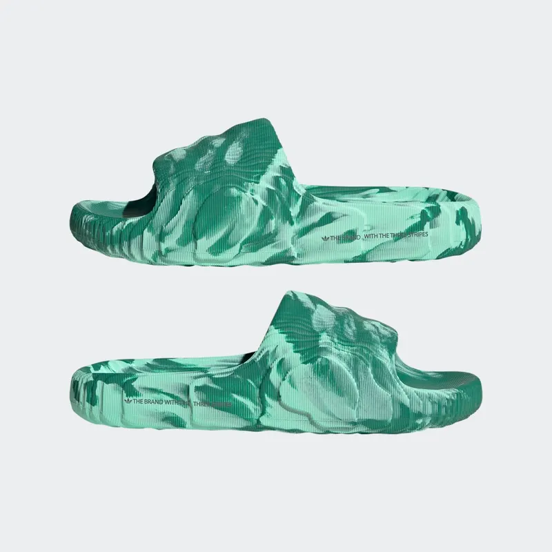 Adidas Adilette 22 Slides Court Green / Pulse Mint / Court Green (IE7725)