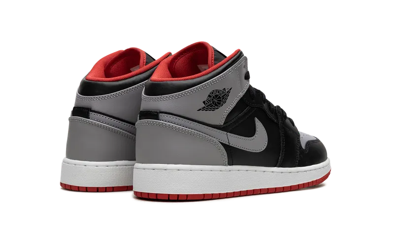 AIR Jordan 1 MID GS “Black Grey Red” (DQ8423-006)